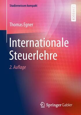 Egner |  Internationale Steuerlehre | Buch |  Sack Fachmedien
