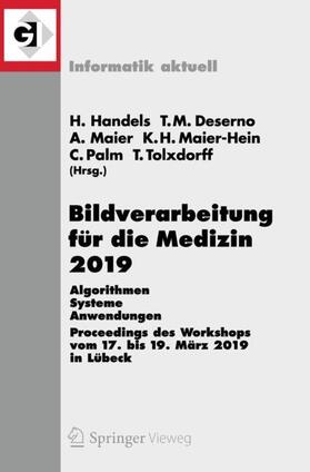 Handels / Deserno / Tolxdorff | Bildverarbeitung für die Medizin 2019 | Buch | 978-3-658-25325-7 | sack.de