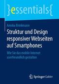 Brinkmann |  Struktur und Design responsiver Webseiten auf Smartphones | Buch |  Sack Fachmedien