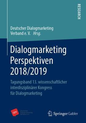 Dialogmarketing Perspektiven 2018/2019 | Buch | 978-3-658-25582-4 | sack.de