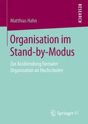 Hahn |  Organisation im Stand-by-Modus | Buch |  Sack Fachmedien