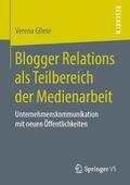 Gliese |  Blogger Relations als Teilbereich der Medienarbeit | Buch |  Sack Fachmedien