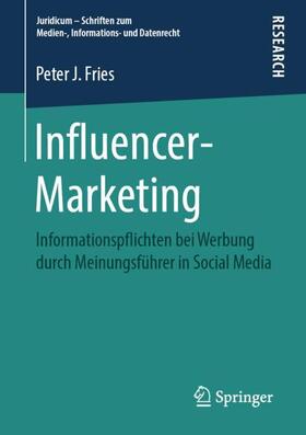 Fries |  Influencer-Marketing | Buch |  Sack Fachmedien