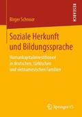 Schnoor |  Soziale Herkunft und Bildungssprache | Buch |  Sack Fachmedien