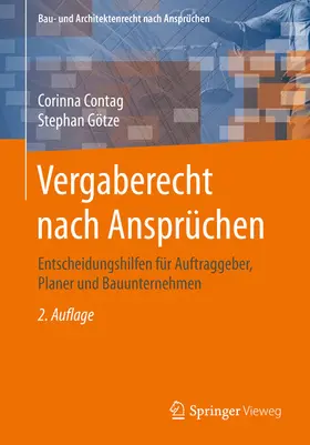 Contag / Götze | Vergaberecht nach Ansprüchen | E-Book | www.sack.de