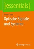 Thiele |  Optische Signale und Systeme | Buch |  Sack Fachmedien