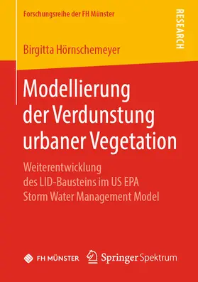 Hörnschemeyer |  Modellierung der Verdunstung urbaner Vegetation | eBook | Sack Fachmedien
