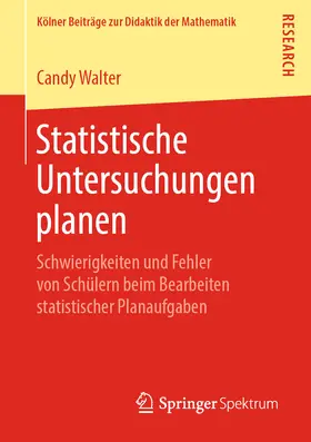 Walter |  Statistische Untersuchungen planen | eBook | Sack Fachmedien