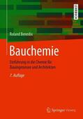 Benedix |  Bauchemie | Buch |  Sack Fachmedien
