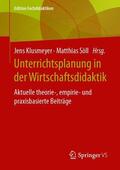 Söll / Klusmeyer |  Unterrichtsplanung in der Wirtschaftsdidaktik | Buch |  Sack Fachmedien