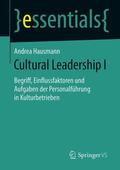 Hausmann |  Cultural Leadership I | Buch |  Sack Fachmedien