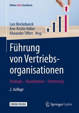 Binckebanck / Hölter / Tiffert | Führung von Vertriebsorganisationen | Buch | 978-3-658-26726-1 | sack.de