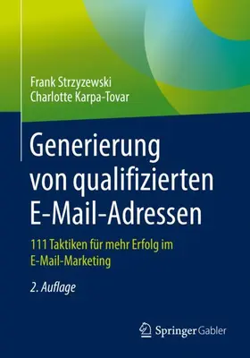 Strzyzewski / Karpa-Tovar |  Generierung von qualifizierten E-Mail-Adressen | Buch |  Sack Fachmedien