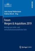 Horsch / Stumpf-Wollersheim |  Forum Mergers & Acquisitions 2019 | Buch |  Sack Fachmedien