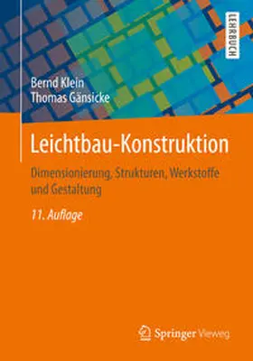 Klein / Gänsicke | Leichtbau-Konstruktion | E-Book | www.sack.de