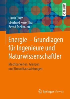 Blum / Rosenthal / Diekmann | Energie - Grundlagen für Ingenieure und Naturwissenschaftler | Buch | sack.de