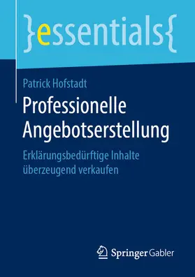 Hofstadt | Professionelle Angebotserstellung | E-Book | www.sack.de