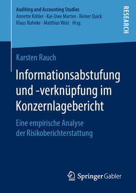 Rauch | Informationsabstufung und -verknüpfung im Konzernlagebericht | E-Book | sack.de