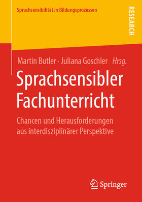 Butler / Goschler | Sprachsensibler Fachunterricht | E-Book | sack.de