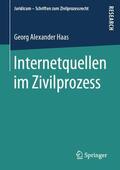 Haas |  Internetquellen im Zivilprozess | Buch |  Sack Fachmedien