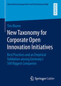Blume |  New Taxonomy for Corporate Open Innovation Initiatives | eBook | Sack Fachmedien