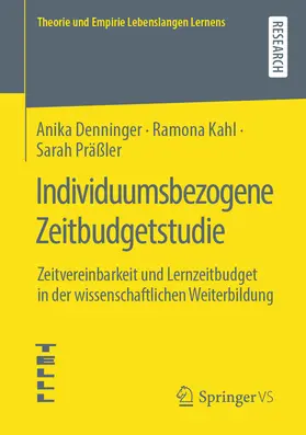 Denninger / Kahl / Präßler |  Individuumsbezogene Zeitbudgetstudie | eBook | Sack Fachmedien
