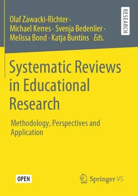 Zawacki-Richter / Kerres / Buntins |  Systematic Reviews in Educational Research | Buch |  Sack Fachmedien