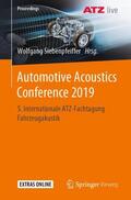 Siebenpfeiffer |  Automotive Acoustics Conference 2019 | Buch |  Sack Fachmedien
