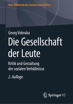 Vobruba | Die Gesellschaft der Leute | E-Book | sack.de