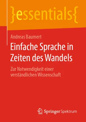 Baumert | Einfache Sprache in Zeiten des Wandels | E-Book | sack.de