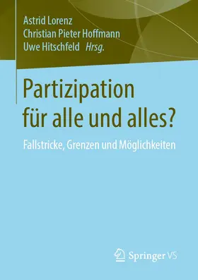 Lorenz / Hitschfeld / Hoffmann |  Partizipation für alle und alles? | Buch |  Sack Fachmedien