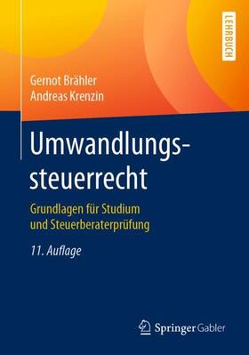 Brähler / Krenzin | Umwandlungssteuerrecht | Buch | 978-3-658-27979-0 | sack.de