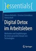 Welledits / Kraft / Schmidkonz |  Digital Detox im Arbeitsleben | Buch |  Sack Fachmedien