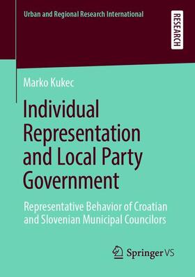 Kukec | Individual Representation and Local Party Government | Buch | sack.de