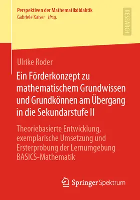Roder |  Ein Förderkonzept zu mathematischem Grundwissen und Grundkönnen am Übergang in die Sekundarstufe II | eBook | Sack Fachmedien