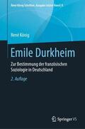 König / Albrecht |  Emile Durkheim | Buch |  Sack Fachmedien