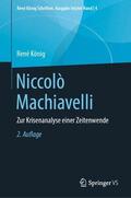 König / Thurn |  Niccolò Machiavelli | Buch |  Sack Fachmedien