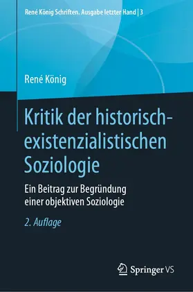 König / Hummell | Kritik der historisch-existenzialistischen Soziologie | E-Book | www.sack.de