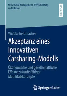 Geldmacher | Akzeptanz eines innovativen Carsharing-Modells | E-Book | sack.de