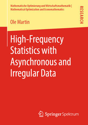 Martin | High-Frequency Statistics with Asynchronous and Irregular Data | E-Book | sack.de
