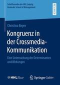 Beyer |  Kongruenz in der Crossmedia-Kommunikation | Buch |  Sack Fachmedien