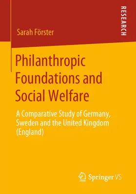 Förster | Philanthropic Foundations and Social Welfare | E-Book | www.sack.de