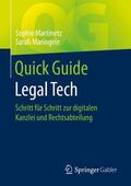 Maringele / Martinetz |  Quick Guide Legal Tech | Buch |  Sack Fachmedien
