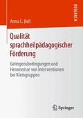 Bell |  Qualität sprachheilpädagogischer Förderung | Buch |  Sack Fachmedien