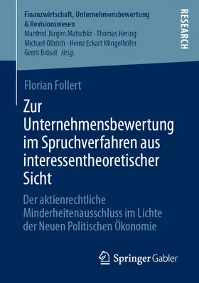Follert | Zur Unternehmensbewertung im Spruchverfahren aus interessentheoretischer Sicht | E-Book | www.sack.de