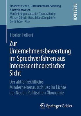 Follert | Zur Unternehmensbewertung im Spruchverfahren aus interessentheoretischer Sicht | E-Book | sack.de
