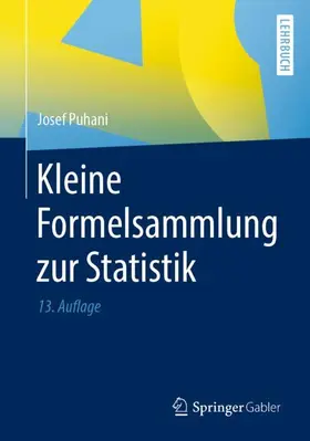 Puhani |  Kleine Formelsammlung zur Statistik | Buch |  Sack Fachmedien