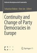 Jun / Bukow |  Continuity and Change of Party Democracies in Europe | Buch |  Sack Fachmedien