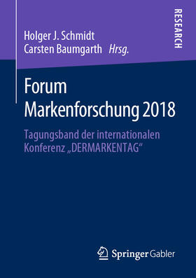 Schmidt / Baumgarth | Forum Markenforschung 2018 | E-Book | sack.de