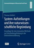 Gehlert |  System-Aufstellungen und ihre naturwissenschaftliche Begründung | Buch |  Sack Fachmedien